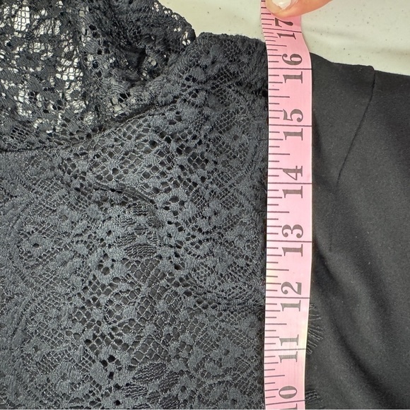 Escada Black Lace Knee Length Sheath Dress - Picture 10 of 14